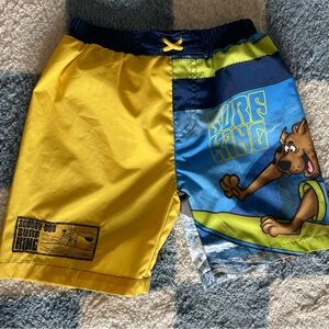 Scooby Doo Boy Shorts - Yellow and Blue 4t